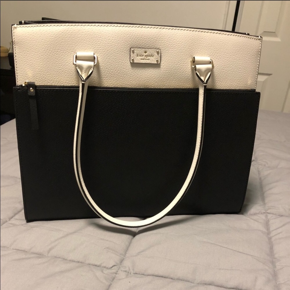 Kate Spade Grove Street Maeve Black and White Bag - Picture 4 of 6